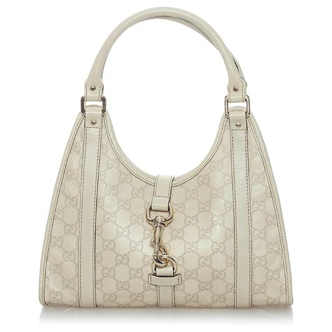 gucci white bag limited edition|gucci handbag guccissima.